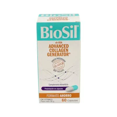 Generador de colágeno 60 cápsulas, Biosil