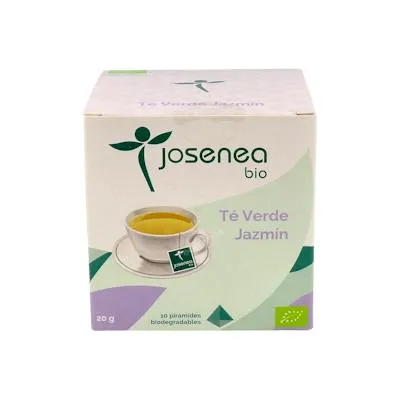 Green tea-jasmine BIO 10 pyramid sachets, Josenea
