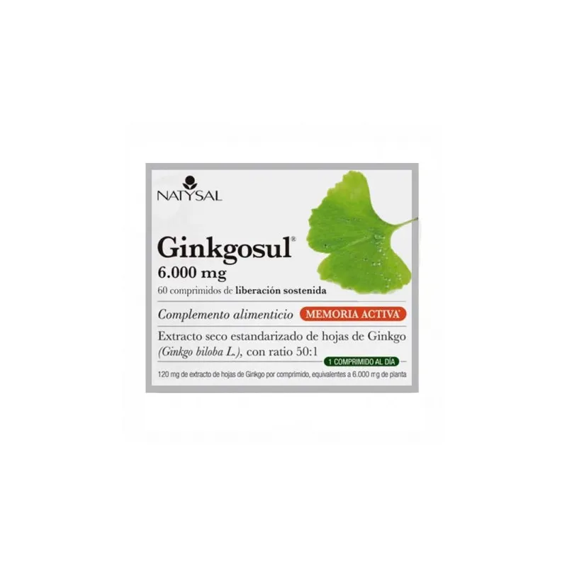 Ginkgosul 60cps, Natysal