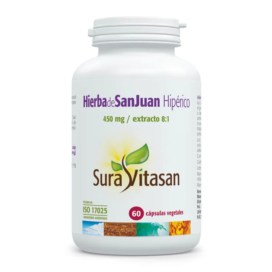 Hierba de san juan (hiperico) 60 cápsulas, Sura Vitasan