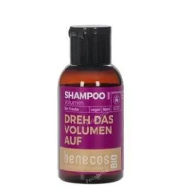Champú volumen uva mini viaje BIO 50 ml, Benecos