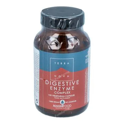 Enzimas digestivas complex 100 cápsulas vegetales, Terranova