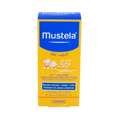 Leche solar SPF50+ familia 100 ml, Mustela