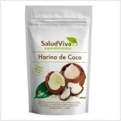 Harina de coco sin gluten BIO 250 g, Salud Viva