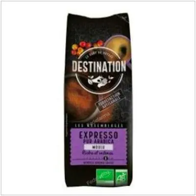 100% arabica ground espresso coffee BIO 250 g, Destination