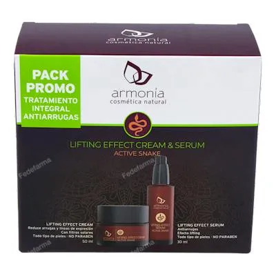Pack veneno serpiente crema+sérum active snake, Armonia