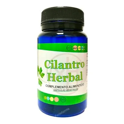 Cilantro herbal 60 cápsulas, Alfa Herbal