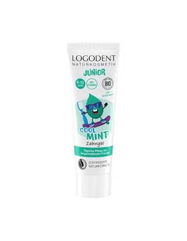 Dentifrice junior menthe cool mint au fluor, Logona