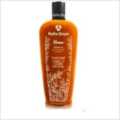 Baume après-shampooing au henné couleur cuivre 400 ml, Radhe Shyam