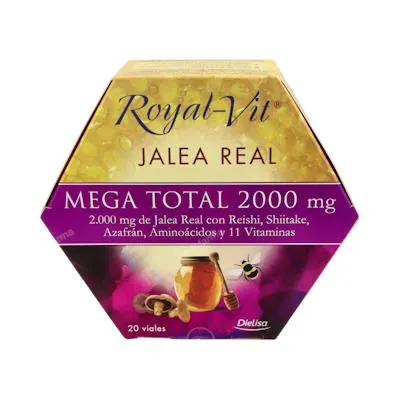 Jalea real royal vit mega total 2000 mg 20 ampollas, Dietisa (dielisa)