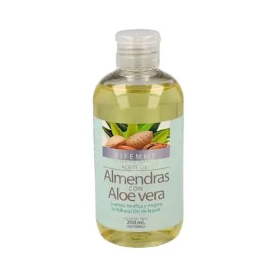 Olio di mandorle con aloe vera 250 ml, Bifemme