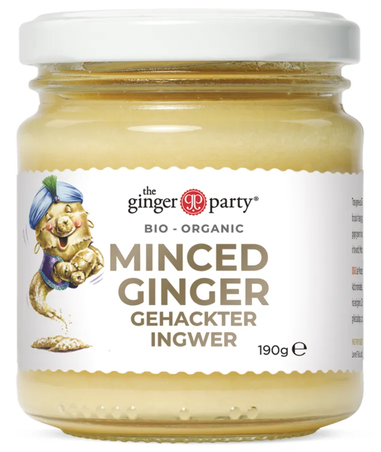 Gehackter Ingwer The Ginger Party-Ginger BIO 190 g, The Ginger People