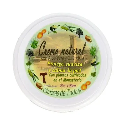 Crema natural aloe vera y caléndula 50 ml, El Naturalista