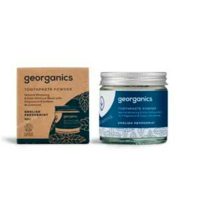 Dentífrico mineral menta polvo 60 ml, Georganics