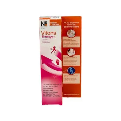 Vitans energy 20 comprimidos efervescentes, Ns