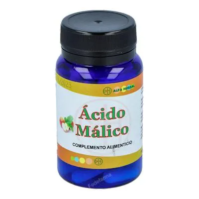 Ácido malico 60 cápsulas, Alfa Herbal