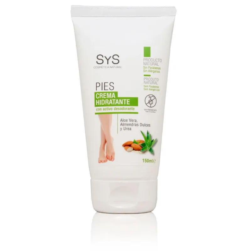 Creme para pés hidratante 150 ml, Sys
