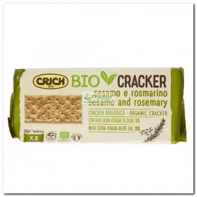 Biocrackers Sésamo y Romero BIO 250 g, Ecosalim