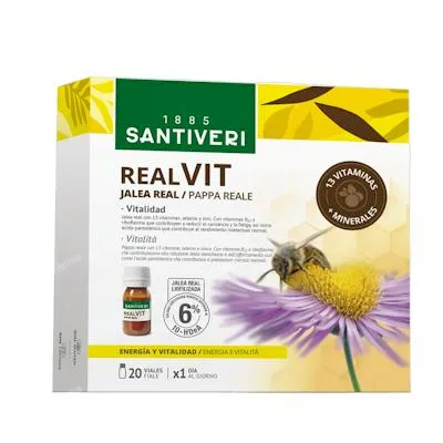 Realvit vitaminada 20 viales, Santiveri