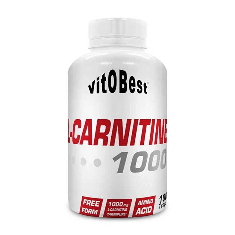 L-carnitina 1000 mg vitobest 100 cápsulas, Vit.o.best