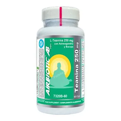 Ab teanina 250 mg complex 60 cápsulas, Airbiotic