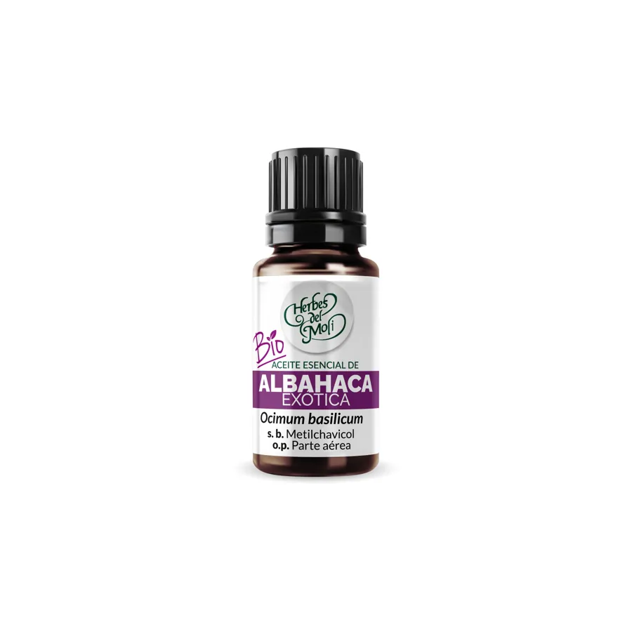 Aceite esencial de albahaca exotica BIO 10 ml, Herbes Del Moli