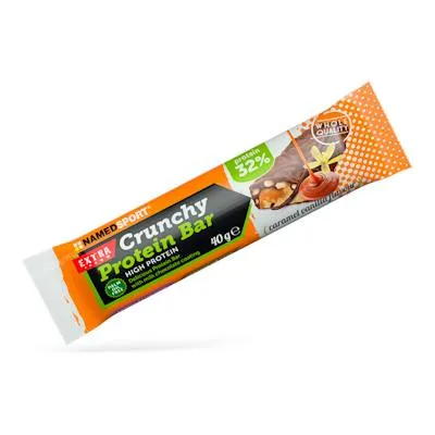 Barre protéinée croquante caramel vanille 40 g, Named Sport