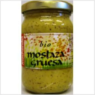 Mostaza gruesa BIO 200 g, Machandel