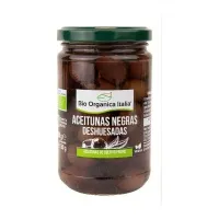 Olives noires dénoyautées 280 g, Bio Organica Italia