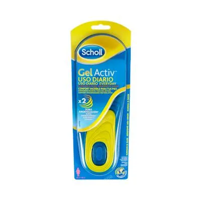 Plantillas gelactiv mujer 35,5-40,5 2 uds., Scholl