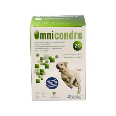 Omnicondro 20 chiens et chats vet 60 comprimés, Hifarmax Vet