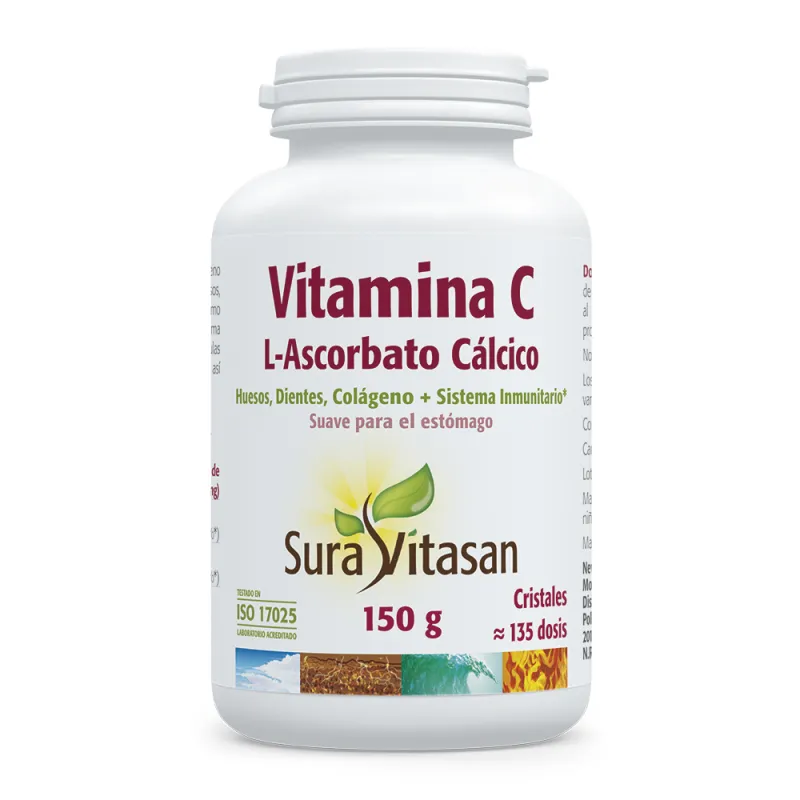 Vitamina c l-ascorbato calcico 150 g, Sura Vitasan