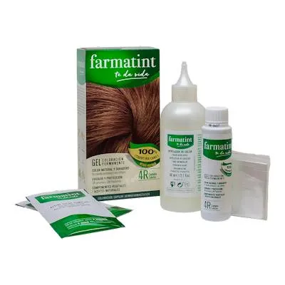 Gel 4R castaño cobrizo 135 ml, Farmatint