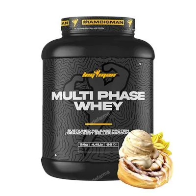 Multiphase whey vainilla-canela 2 kg, Bigman