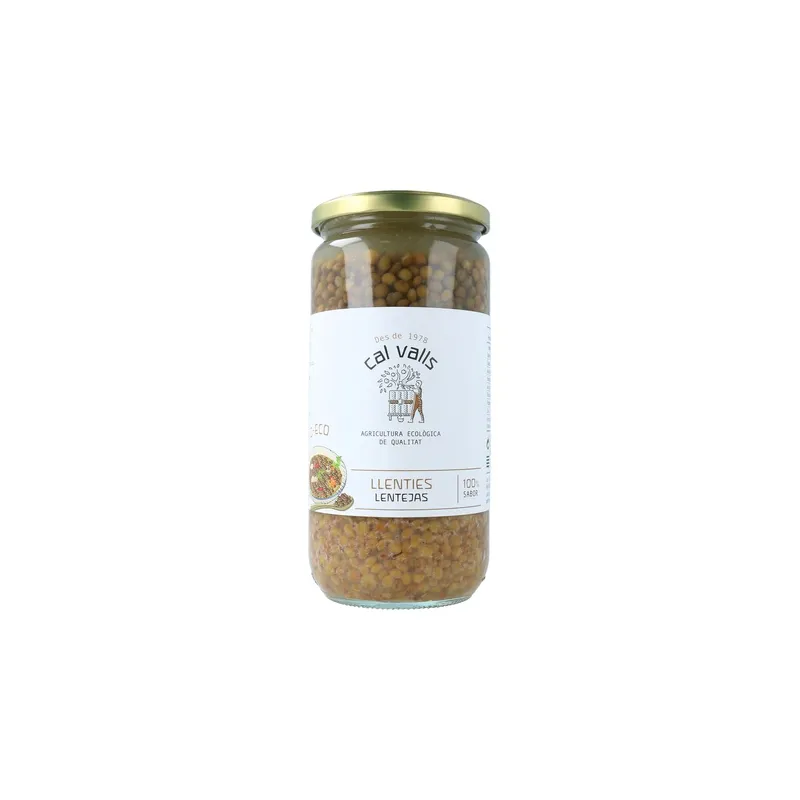 Lenteja cocida BIO 500 g, Cal Valls