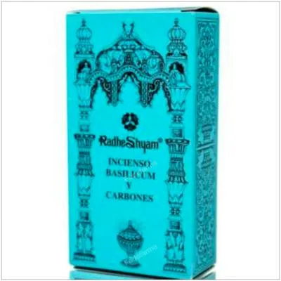 Encens basilicum et charbons 100 g, Radhe Shyam