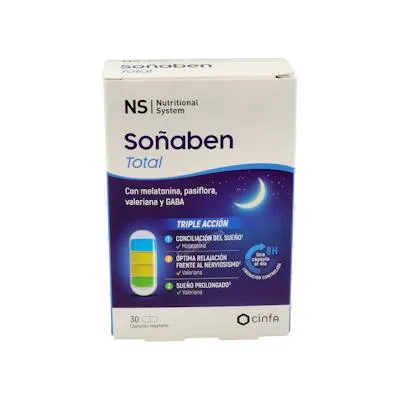 Cinfa soñaben total 30 cápsulas vegetales, Ns