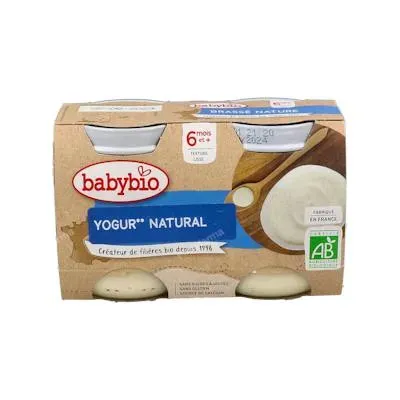 Yogur natural 2X130, Babybio