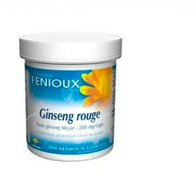 Roter Ginseng Wurzel 300 mg 200 Kapseln, Fenioux