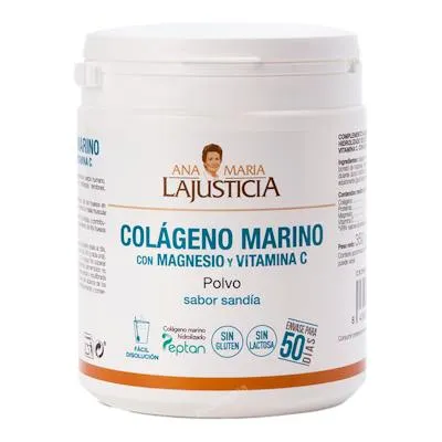 Colagénio marinho com magnésio+vitamina C melancia 350 g, Ana Maria La Justicia