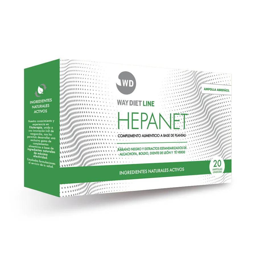 Hepanet 20 ampollas x 10 ml, Waydiet