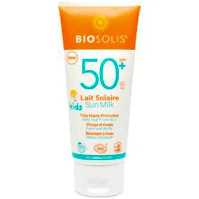 Leche solar niños SPF 50+100 ml, Biosolis