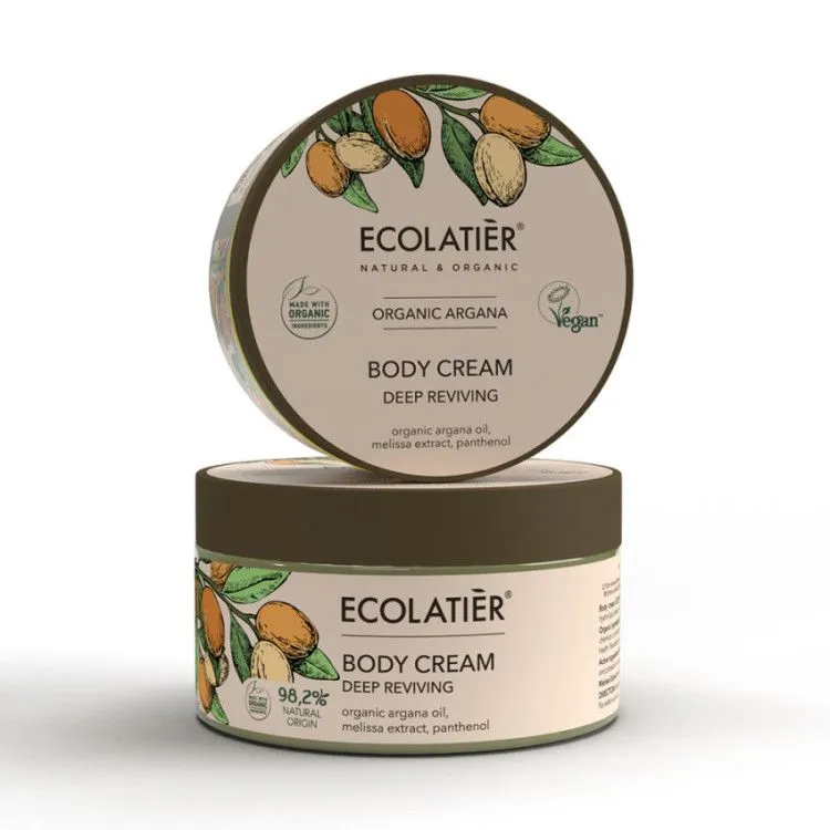 Crema Corporal Revitalizante Argán BIO, Ecolatier