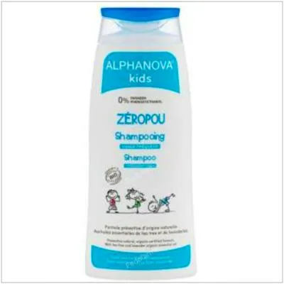 Zeropou champú antipiojos BIO 200 ml, Alphanova