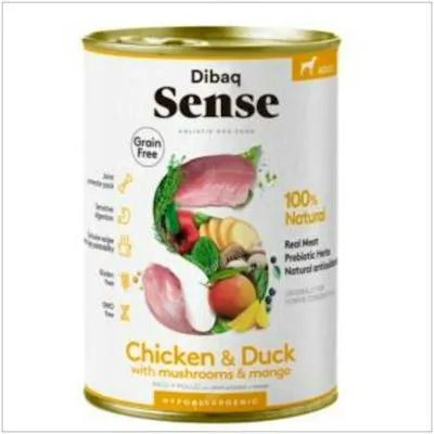 Dibaq Veterinaria dibaq sense pollo y pato perro adulto lata sin gluten 380 g, Dibaq Vet