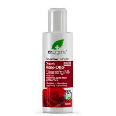 Gesichtsreinigung für reife Haut Rosenöl 150 ml, Dr. Organic