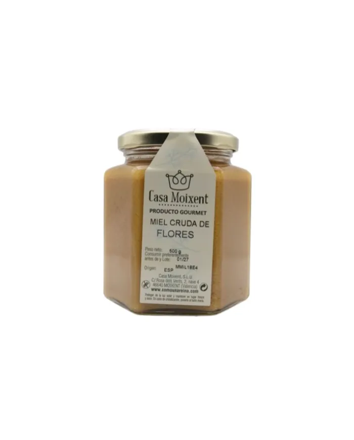 Miel flores cruda como una reina 500 g, Casa Moixent