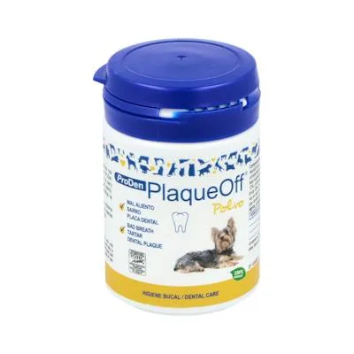 Plaque off polvo perro vet 40 g, Swedencare