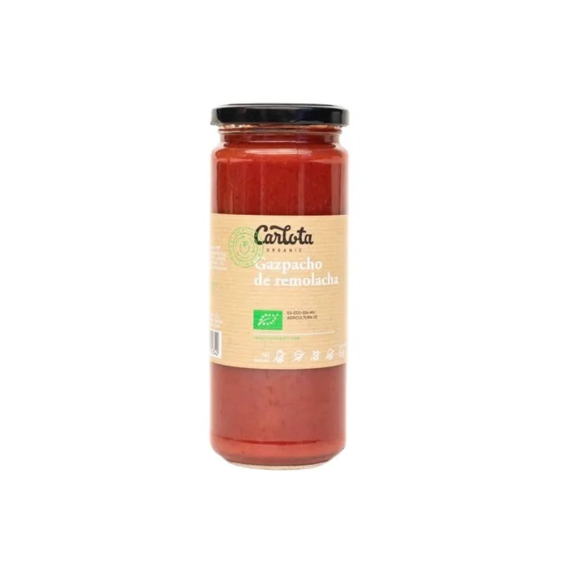 Gazpacho remolacha carlota BIO 450 g, Carlota Organic