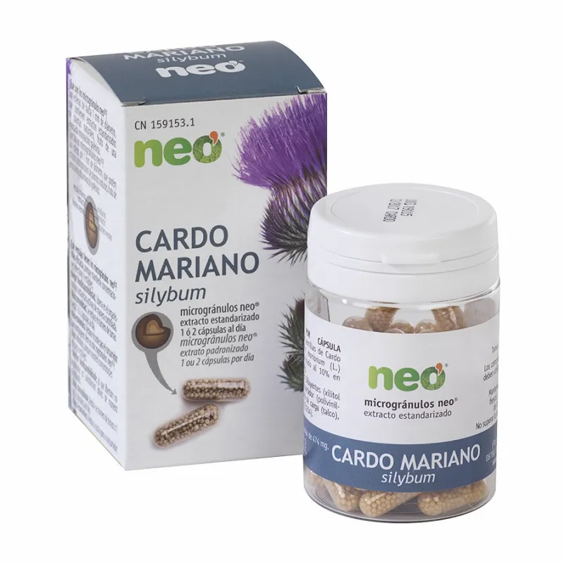 Cardo-mariano microgrânulos 45 cápsulas, Neo